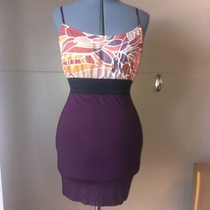 Free People Bodycon and Tropical Print Dress